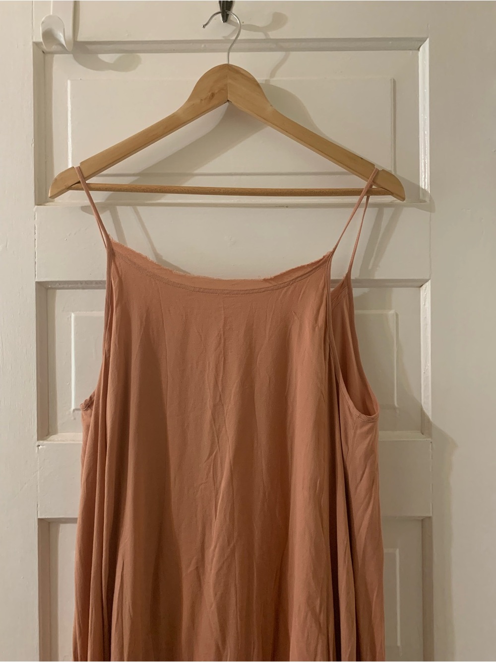 OAK + FORT Slip Maxi Dress in Dusty Rose